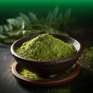 green powder